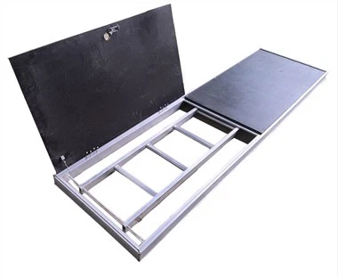 Aluminium luikplatform